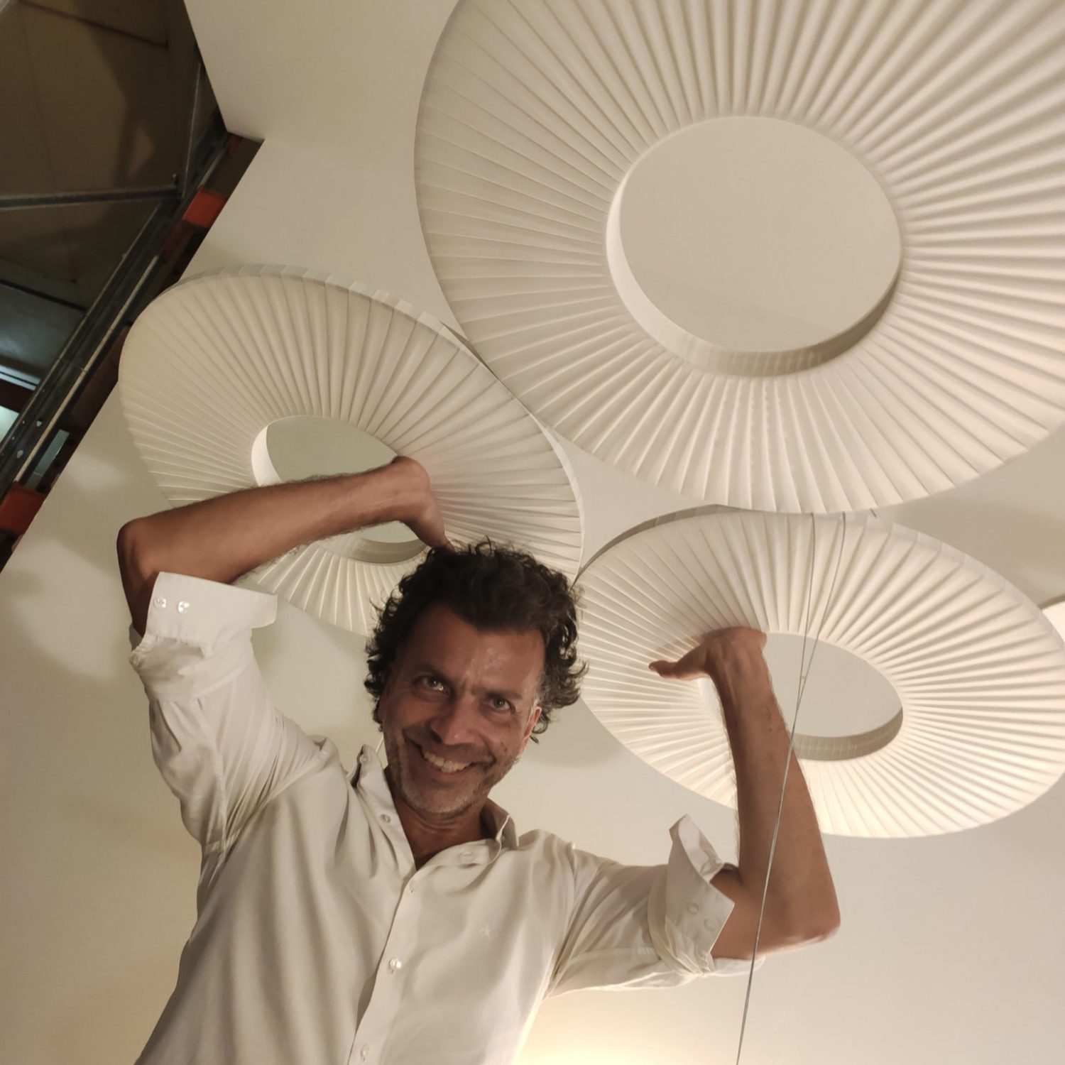 Suspension IRIS DELTA ref.H668 et Fabrice BERRUX